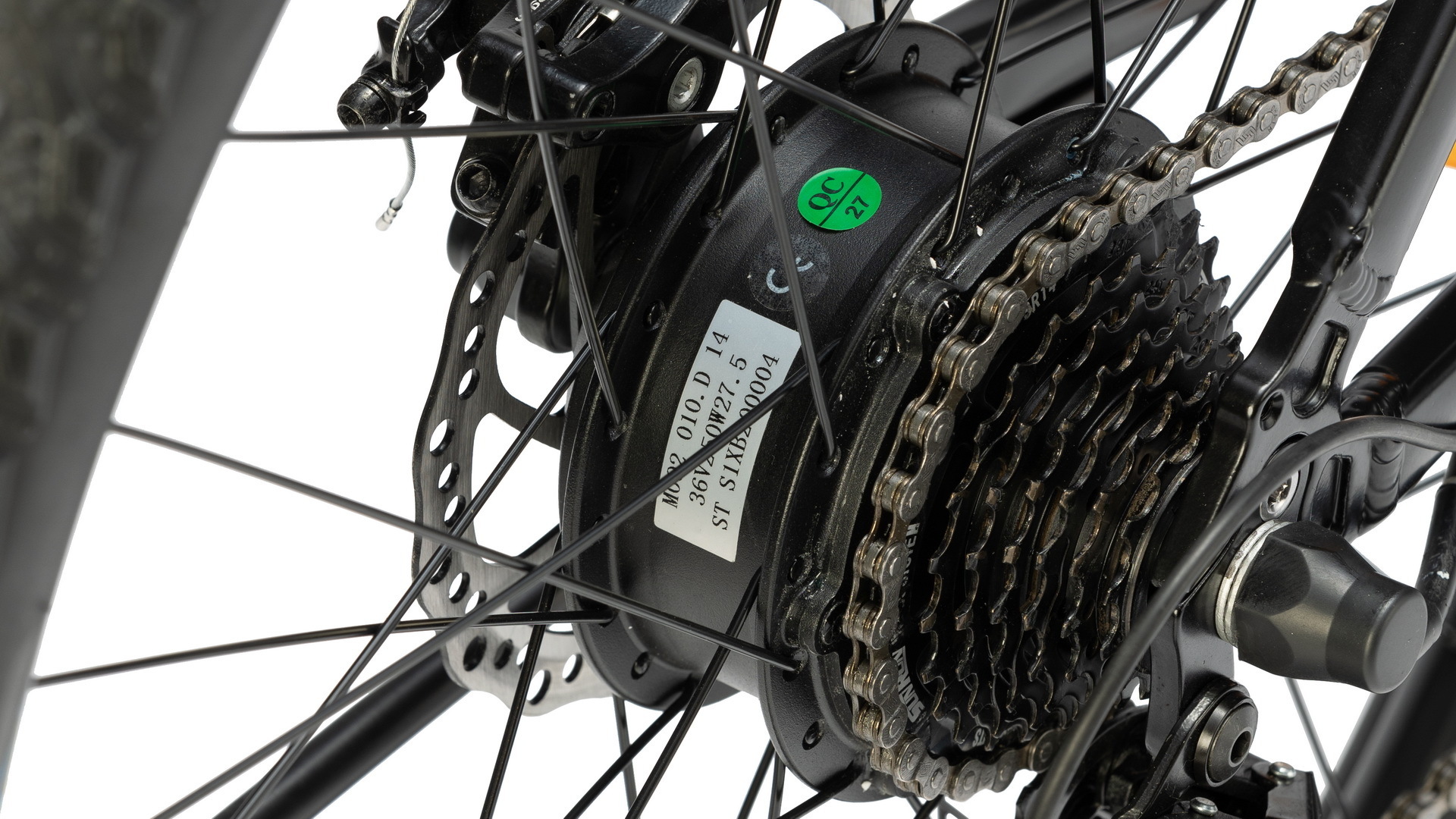 картинка Электровелосипед Timetry D205 27,5" (зеленый) 36V12AH | велосалон Драйв г. Липецк