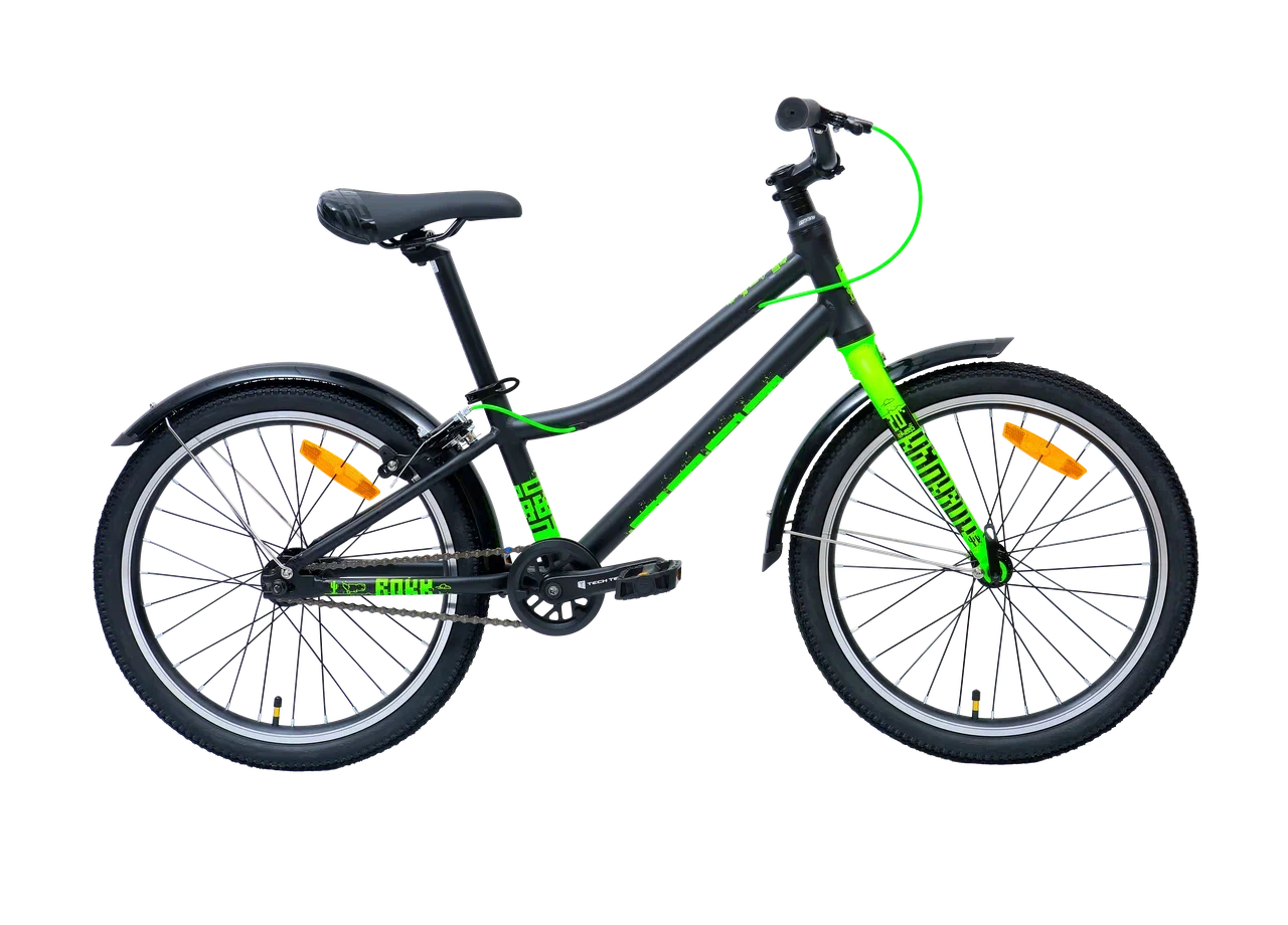 картинка Велосипед Tech Team Rokk 20" (зеленый) | велосалон Драйв г. Липецк
