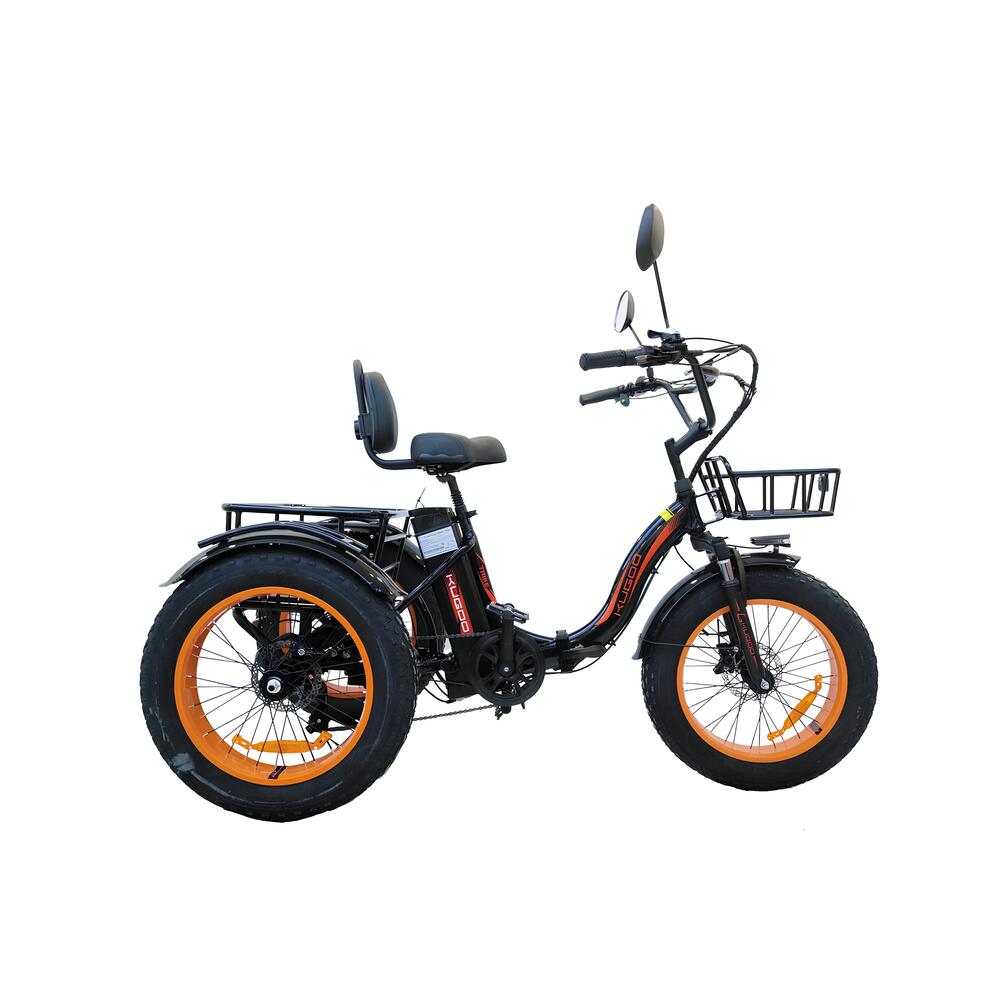 картинка Электровелосипед Kugoo Trike (черный) 2025 | велосалон Драйв г. Липецк